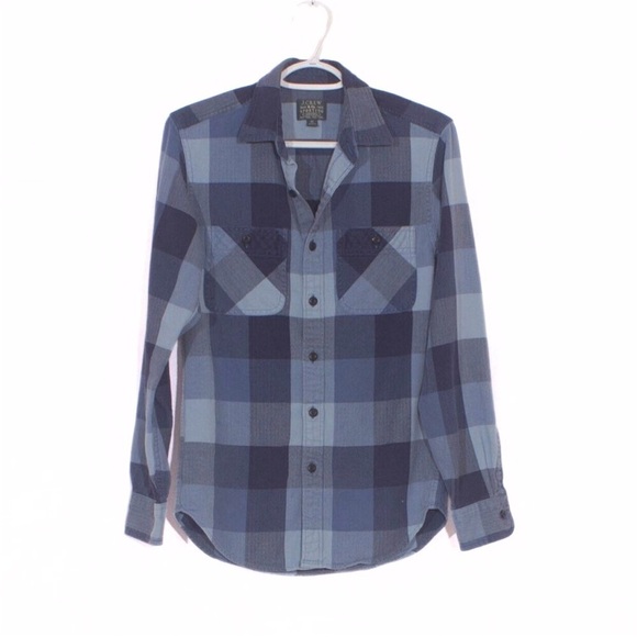 J. Crew Tops - J. CREW Plaid Button Down Shirt Size XS